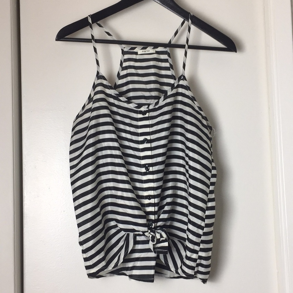Adorable stripped tank top